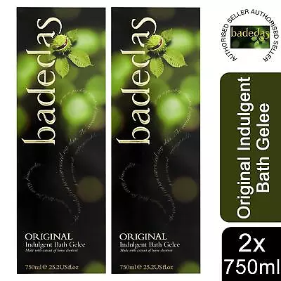 2x Of 750ml Badedas Original Indulgent Bath Gelee With Chestnut Extract • £14.99