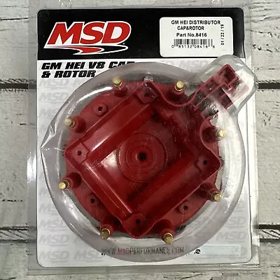 MSD 8416 Ignition Distributor Cap & Rotor Kit For GM Chevy HEI Distributor • $35.63