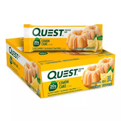 Quest Nutrition Bar 12x60g Lemon Cake • £39.37