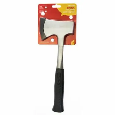 One Piece Camping Hiking Axe Hatchet Survival Hunting Wood Firewood Log Splitter • £20.75