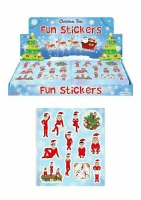 £1.29 • Buy Christmas Elf Stickers Sticker Sheets Naughty Elf Xmas Eve Box Stocking Fillers 