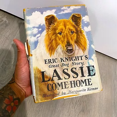 LASSIE COME HOME BY ERIC KNIGHT VINTAGE (1940 Hardcover) / Dust Jacket • $18.75