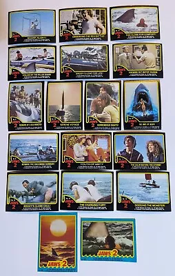 1978 Topps JAWS 2 Movie Trading Cards -- You Pick To Complete Your Set • $2.98