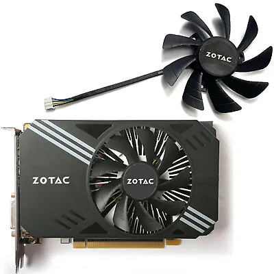 1 Set Cooling Fan Fit For ZOTAC/Sotai GTX1060 960 950 Mini-ITX Graphics Card • £9.61