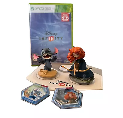 Disney Infinity Toy Box Starter Pack 2.0  - Xbox 360 Stitch Merida • $10.92