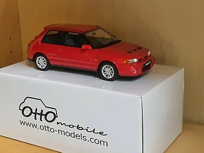 1:18 Mazda 323 GTR 1992 Red By Otto Mobile OT255 163/999pcs • $242.45