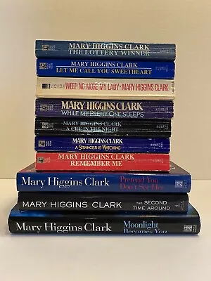 10 Mary Higgins Clark Books Lot A Cry In The Night Lottery Winner Remember Me • $11.24