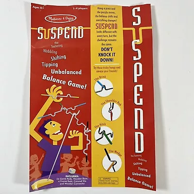 Suspend Balance Game Melissa & Doug REPLACEMENT Part INSTRUCTIONS ONLY Direction • $1.50