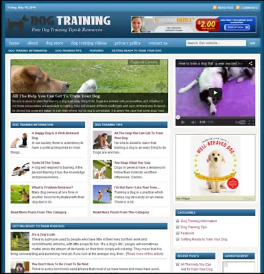 Make Money Dog Training - Affiliate Website For Sale - Free Installation • $9.99