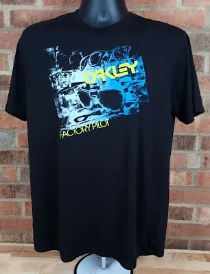 Oakley Factory Pilot T-Shirt Mens Medium Black Tee • $16.62