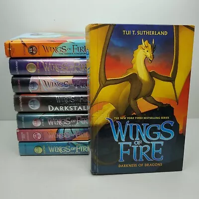 Wings Of Fire: Series Set Lot 8 Books Hardcover Tui T. Sutherland Ex Library • $39.95