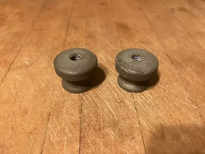 Two Vintage Delta Rockwell 14  Band Saw Cover Knobs Nut Knurled 3/8-16 Thread • $30