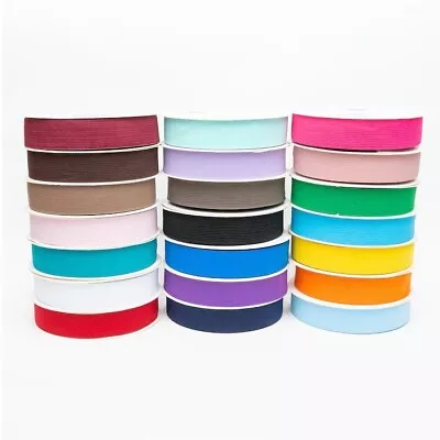 Flat Elastic Width 25mm ~ Various Lengths & Colours ~ UK Stock ~ Premium Quality • £2.39