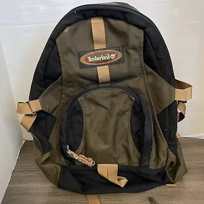 Timberland Army Green/ Black/ Tan Backpack Bookbag (free Shipping) • $19.99