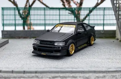 AU SW 1:64 JDM Black AE86 Levin RWB Widebody Sports Model Diecast Metal Car BN • $65.99