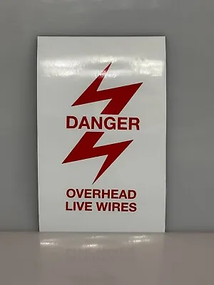 Railway Sign Vinyl British Rail Train Sticker Inter City Danger Live Wires • £5