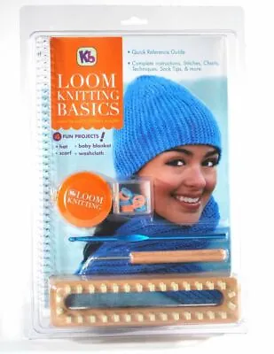 £19 • Buy KB Knitting Board Loom Knitting Basics Kit Full Instructions And Accessories