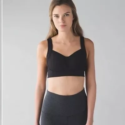 LULULEMON- Ta Ta Tamer III Black Workout Gym Running Training Yoga CrossFit • $32