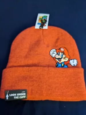 Mario Red Bioworld Beanie Nintendo  • $15