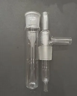 Pyrex Separable Distillation Vacuum Trap 55/50 Joint • $40