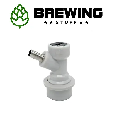 Corny Keg Ball Lock Disconnect Gas Barbed - Beer Cider Brewing Home Brew Grey • £7.95