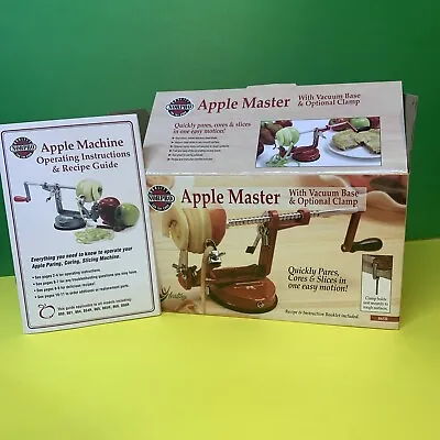 Norpro Apple Master: Apple Peeler - Corer And Slicer Vacuum Base & Clamp In Box • $15.99