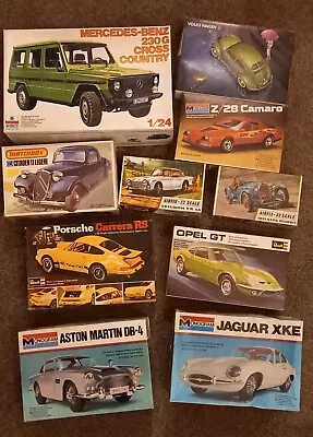 10 X Model Kits - Cars - Job Lot - Various Brands • £60