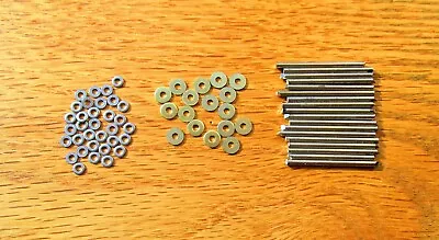 Straight Razor Repair Kit 8 Sets Of NICKEL/SILVER Pins Washers & Pivot Washers • $13.85