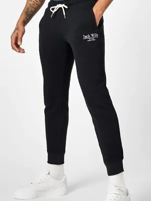 Jack Wills Mens Joggers Cuffed Sweatpant Gym Slim Fleece Jogging Bottoms Trouser • £19.99