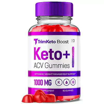 TrimKeto Boost Gummies Trim Keto Boost ACV Gummies Weight Loss (60 Gummies) • $29.95