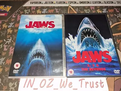 Jaws 1 2 3 & The Revenge (DVD 2011 4-Disc Box Set) • £11