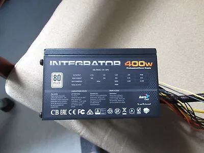 Aero Cool Integrator 400W 20+4 Pin ATX PSU Power Supply • £20