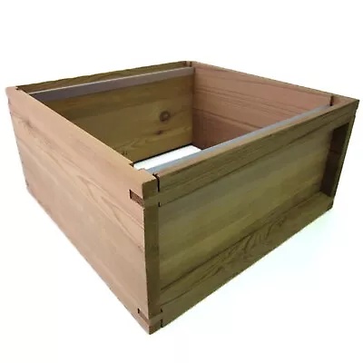 National Bee Hive Cedar Brood Box New Beekeeping Bee Keeping Beehive 179 • £47.99