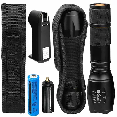 Bright Genuine LED Tactical Flashlight Military Grade Torch Light • $12.95