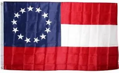 3x5 Stars And Bars First National 13 Southern States CSA Civil War Flag 3'x5'  • $7.25