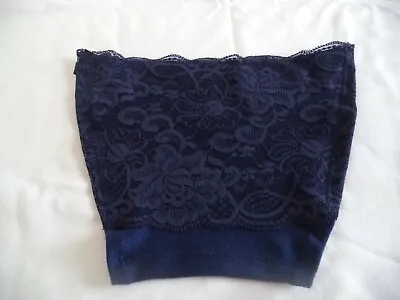 Beautiful Fully Lined All Lace Navy Modesty Panel • £6.99