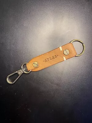 New Atlas Leather Key Ring / Key Fob Holder • $9