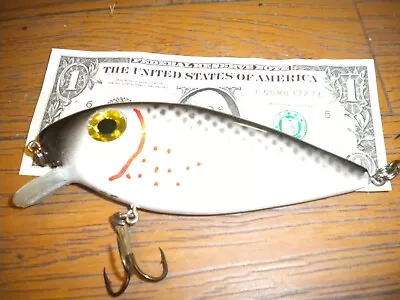 Big Eye Special Handcrafted Musky And Big Bass Lure Painted Bleeding Shad • $8