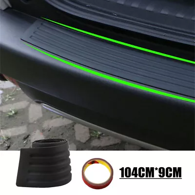 104cm Car Rear Bumper Cover Sill Scuff Plate Protector Car Accessories Black • £14.53