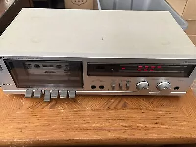 Sharp RT-100 Stereo Tape Deck - Metal Cassette Player - Works! • $60