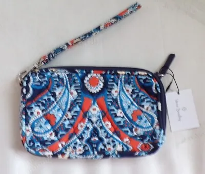 VERA BRADLEY Tech Case Wristlet - Marrakesh Navy Blue  - New With Tag • $29.95