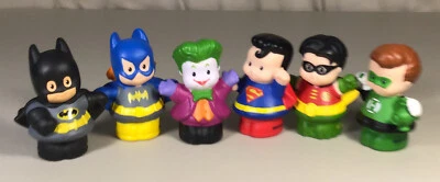 $11.99 • Buy Fisher Price Little People 6 DC Super Heroes Batgirl Joker Batman Robin More #20
