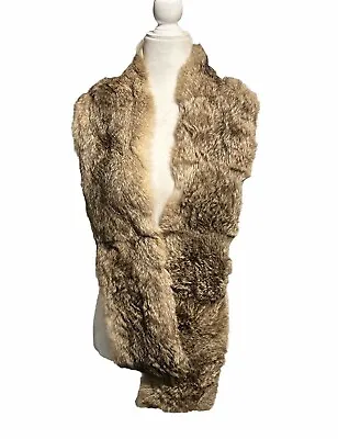 Vintage Real Rabbit Fur Shawl Wrap • $48