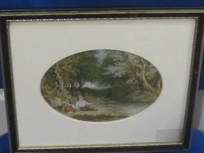 Vintage Le Blond Print Of  The Young Angler  After W.Collins Scene In Borrowdale • £14.99