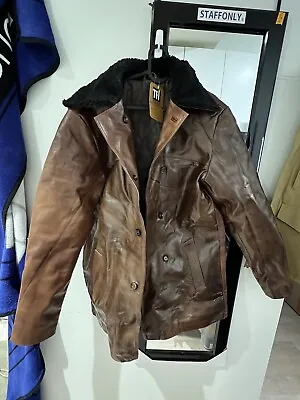 Red Baron Leather Jacket By Trends Fasion XL • $120