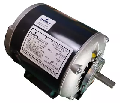 $134.99 • Buy Emmerson SA55NXSFA-4865 Belted Fan & Blower Motor (115V, 1/4 HP, 1725 RPM) NIB