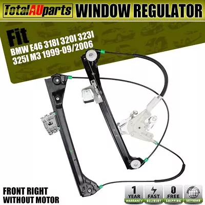 Front Right Window Regulator For BMW 3 Series E46 M3 1999-09/2006 Coupe 2-Door • $47.99