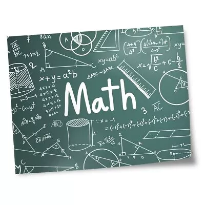 8x10  Prints(No Frames) - Maths Chalkboard Teacher Student  #14464 • $6.20