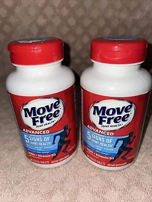 Move Free Advanced Glucosamine Chondroitin MSM Vitamin D3 80 Ct  X2 Exp 09/2025 • $37.96