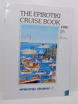 The Epirotiki Cruise Book 1990 Vintage Travel Agent Magazine • $19.95